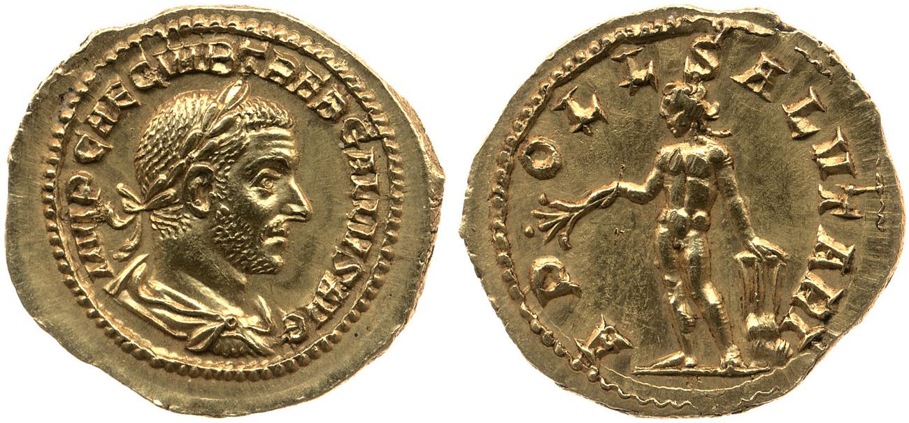 аверс RIC IV Trebonianus Gallus 19