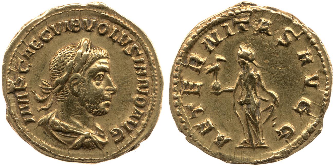 аверс RIC IV Volusian 154