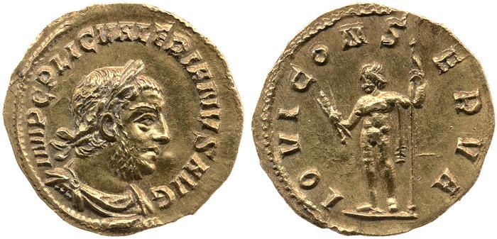 RIC V Valerian 37, реверс, bm