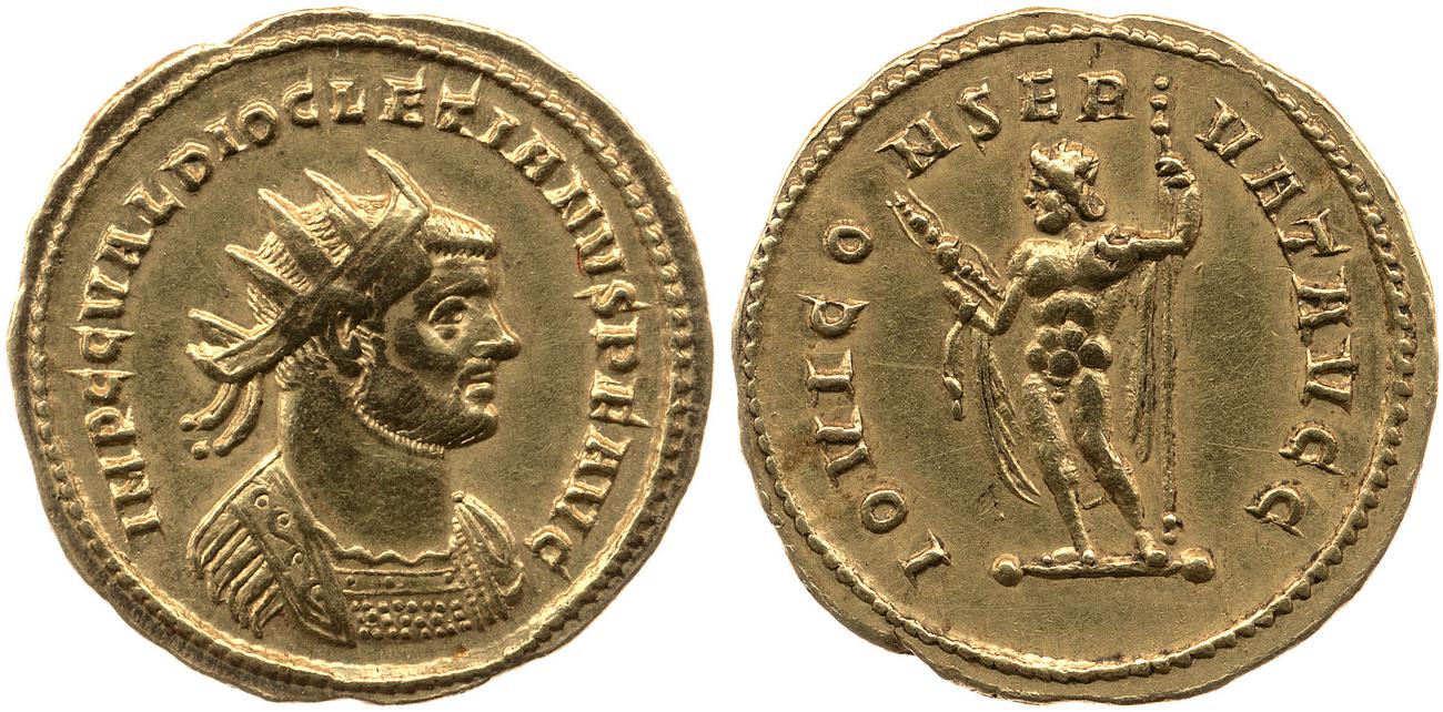 аверс RIC V Diocletian 137