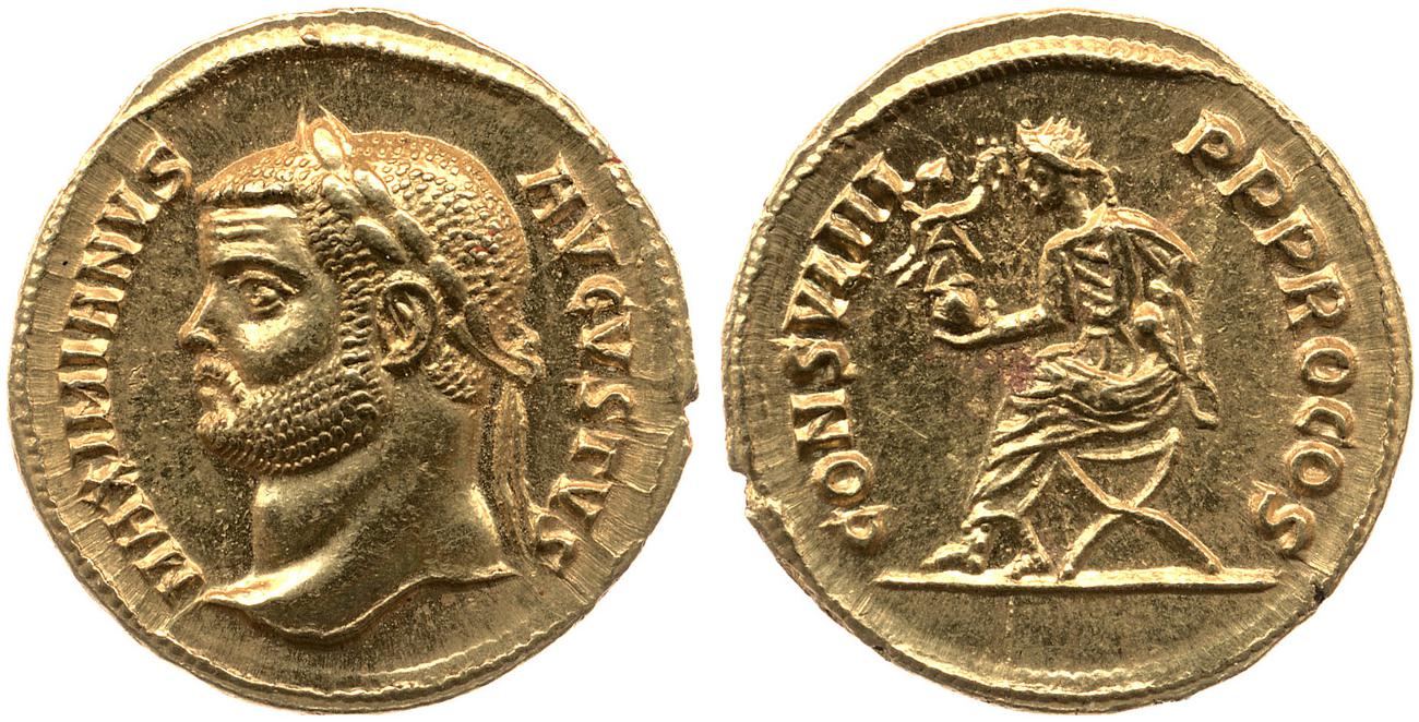 obverse RIC V Diocletian 597