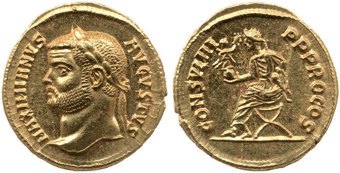 reverse RIC V Diocletian 597