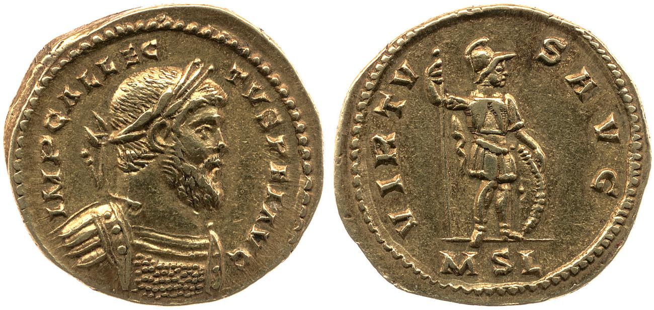 аверс RIC V Allectus 13
