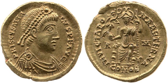 RIC X Priscus Attalus 1404, реверс, bm
