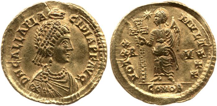 реверс RIC X Valentinian III 2012