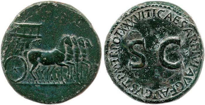 реверс RIC I (second edition) Tiberius 54