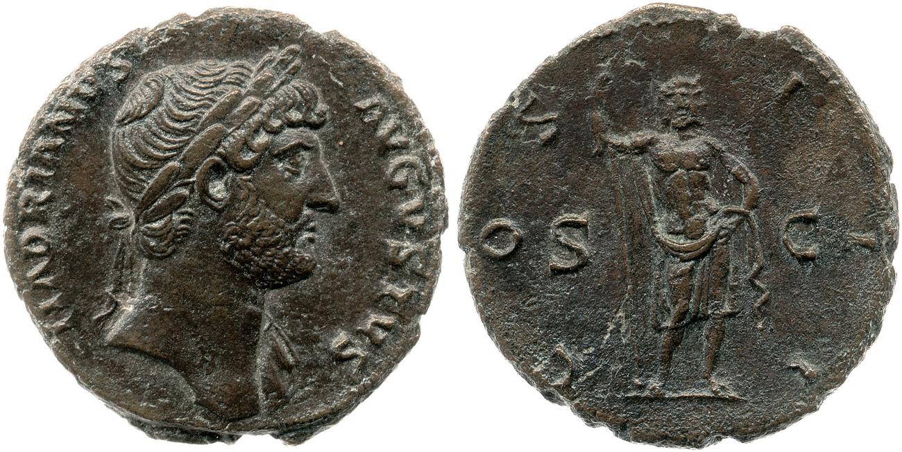 аверс RIC II, Part 3 (second edition) Hadrian 748