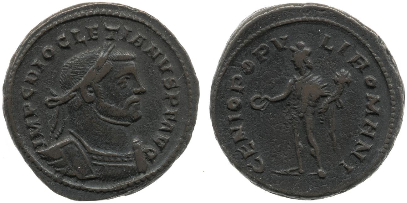 RIC VI Londinium 6a, аверс, Британский музей