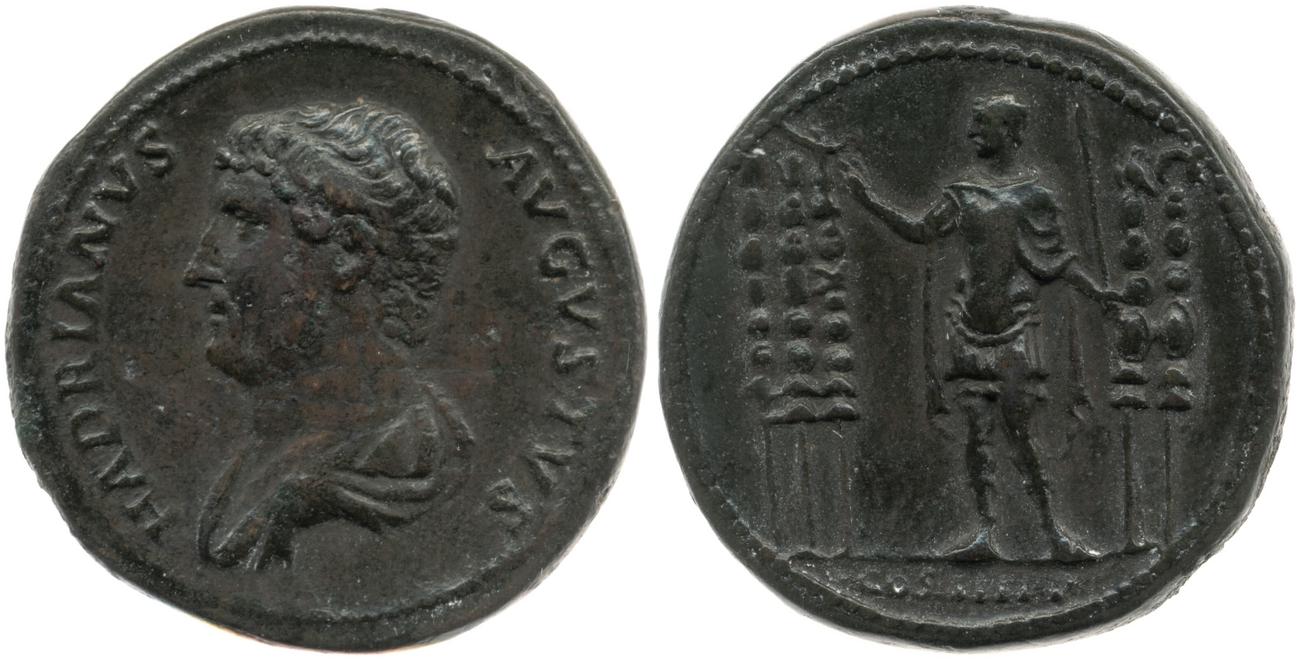 аверс RIC II, Part 3 (second edition) Hadrian 2860