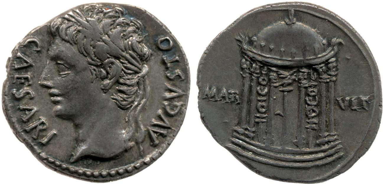 аверс RIC I (second edition) Augustus 105B