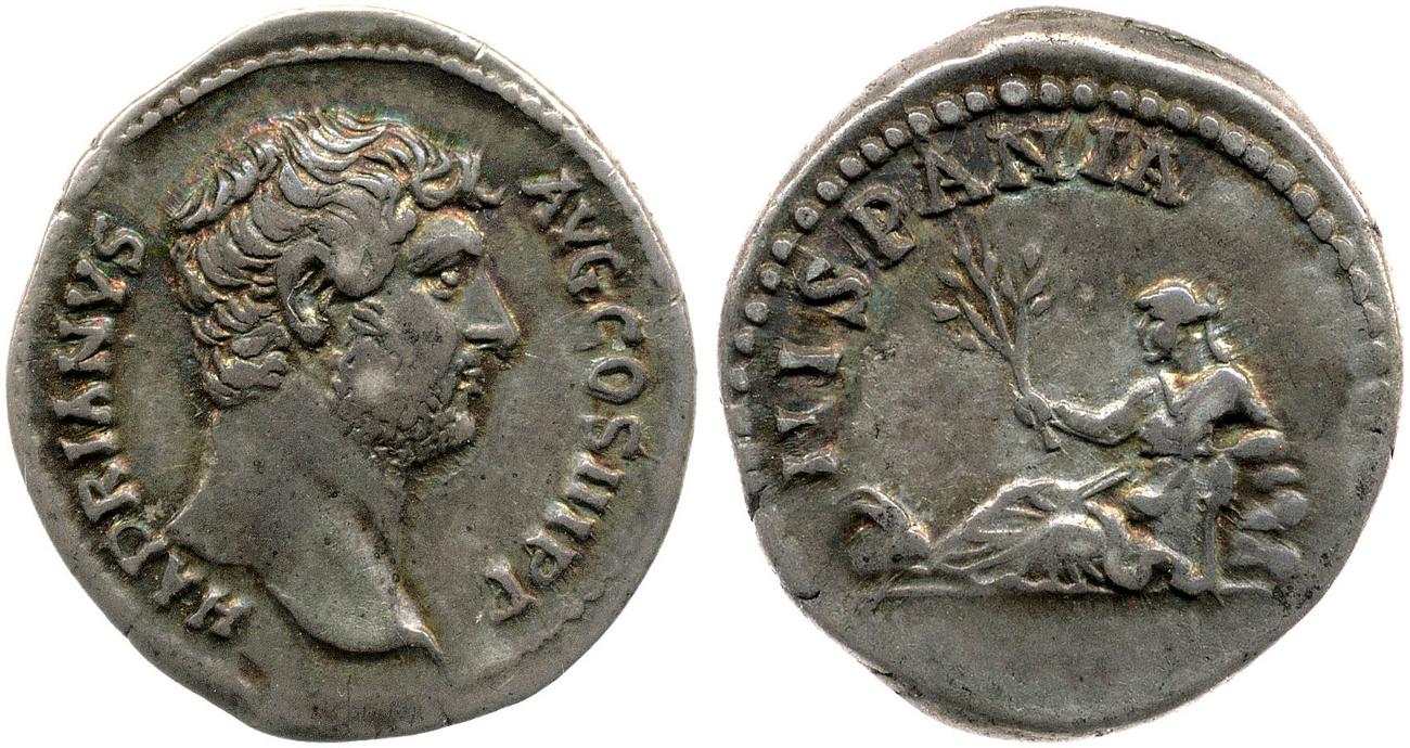 obverse RIC II, Part 3 (second edition) Hadrian 1535