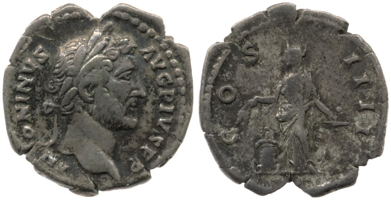 аверс RIC III Antoninus Pius 128
