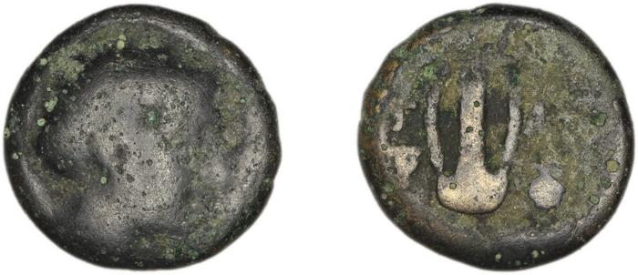 Mytilene Babelon 1910 2252, реверс, bm
