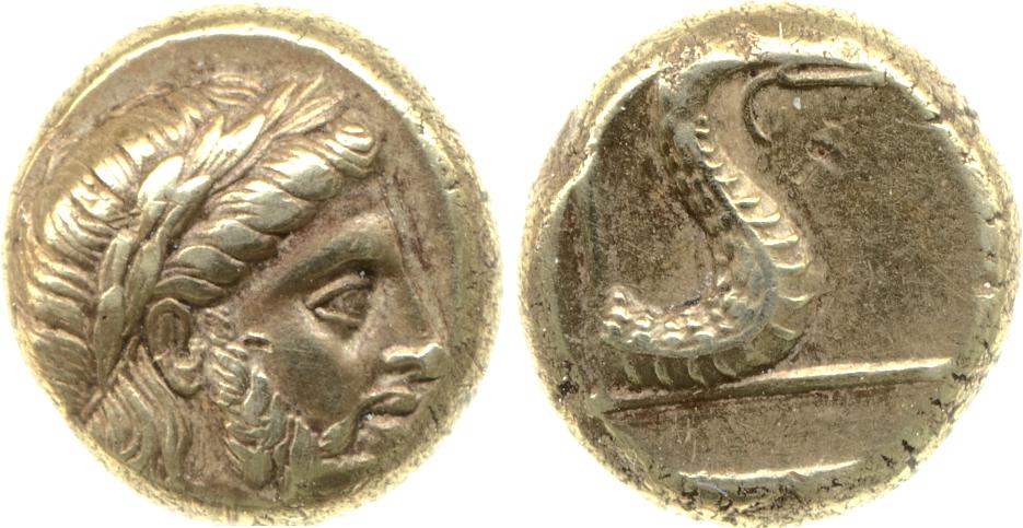 Mytilene Bodenstedt 1981 Series 5.96, аверс, Британский музей