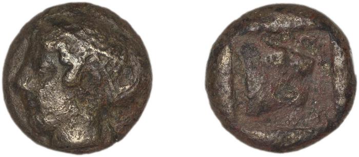 Mytilene Babelon 1910 2230-1, реверс, bm