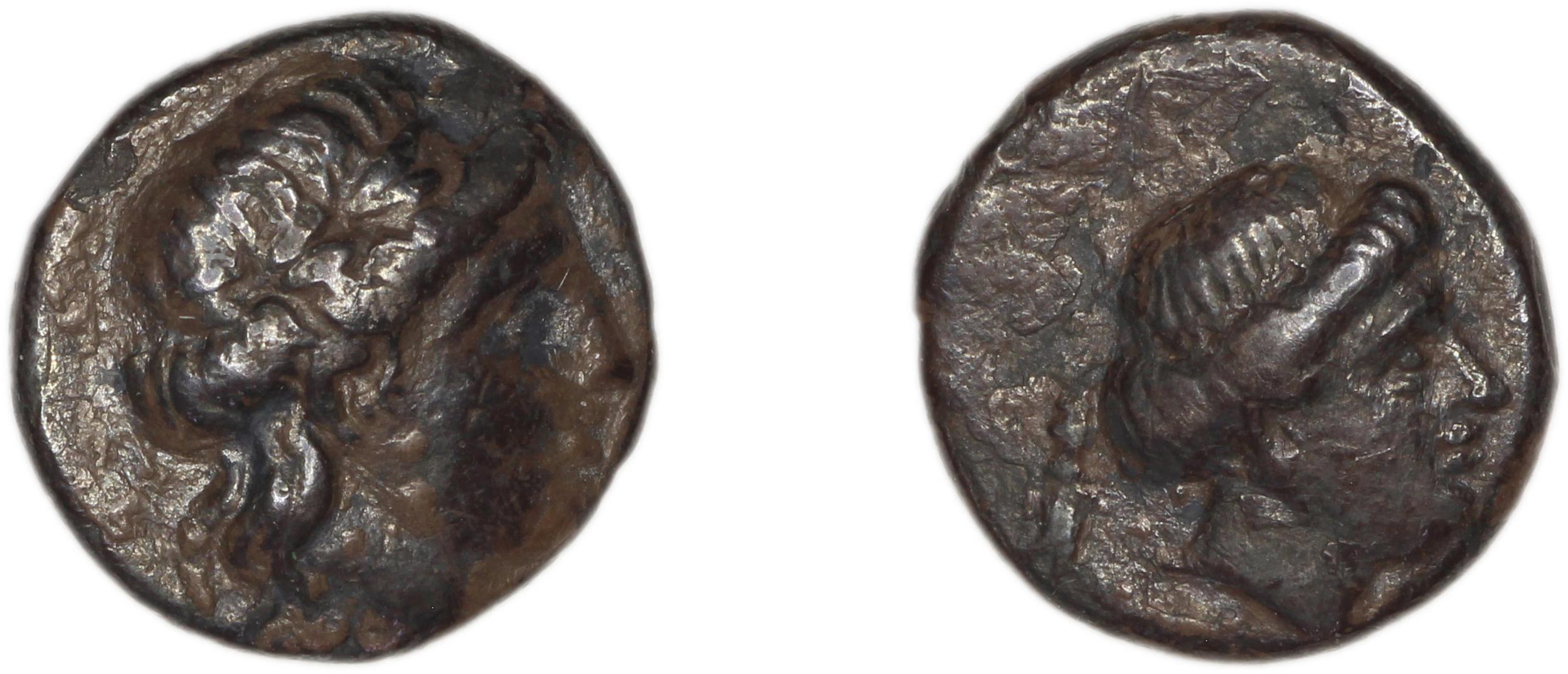 Mytilene Babelon 1910 2237-8, аверс, Британский музей