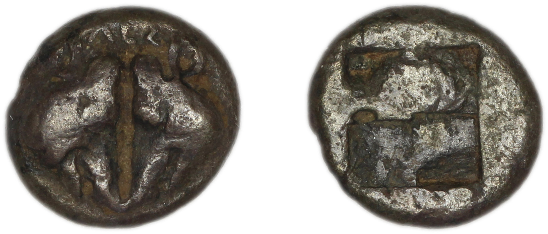 Lesbos Babelon 1907 556-71, аверс, bm