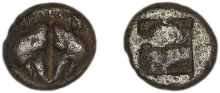 Lesbos Babelon 1907 556-71, реверс, bm