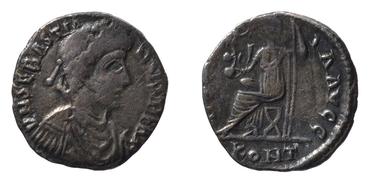 аверс RIC X Jovinus 1718