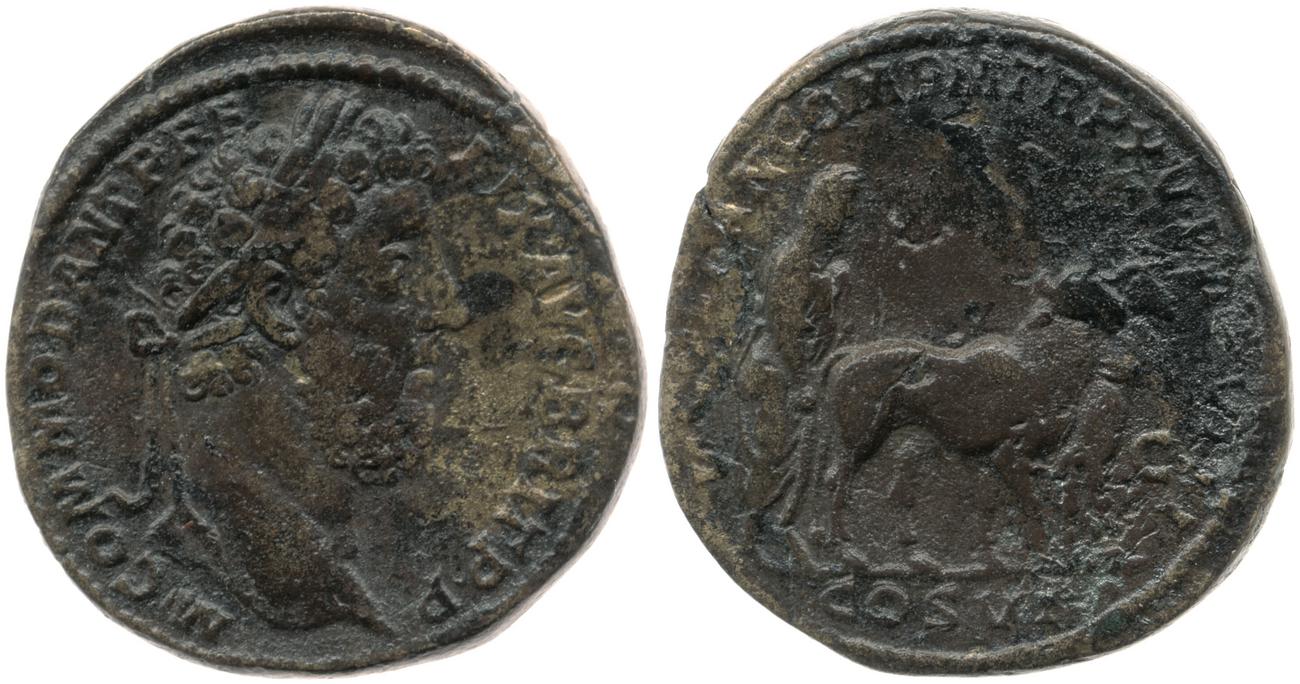 RIC III Commodus 560, аверс, bm