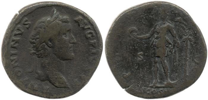 RIC III Antoninus Pius 587, реверс, Британский музей