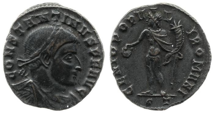 реверс RIC VI Ticinum 118