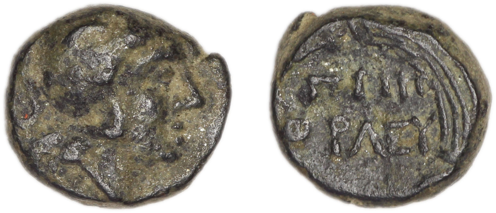 Priene Regling 1927 P, аверс, bm