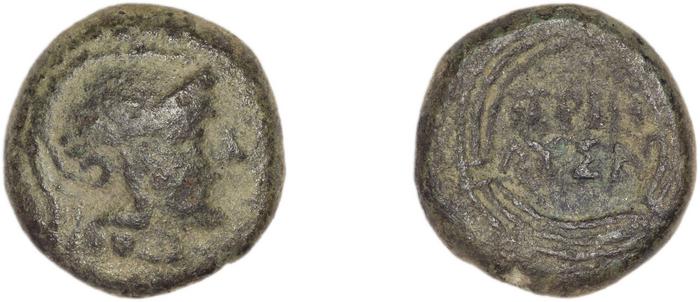 Priene Regling 1927 P, реверс, bm