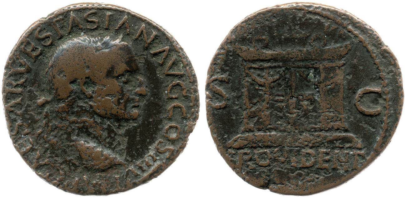 obverse RIC II, Part 1 (second edition) Vespasian 1201