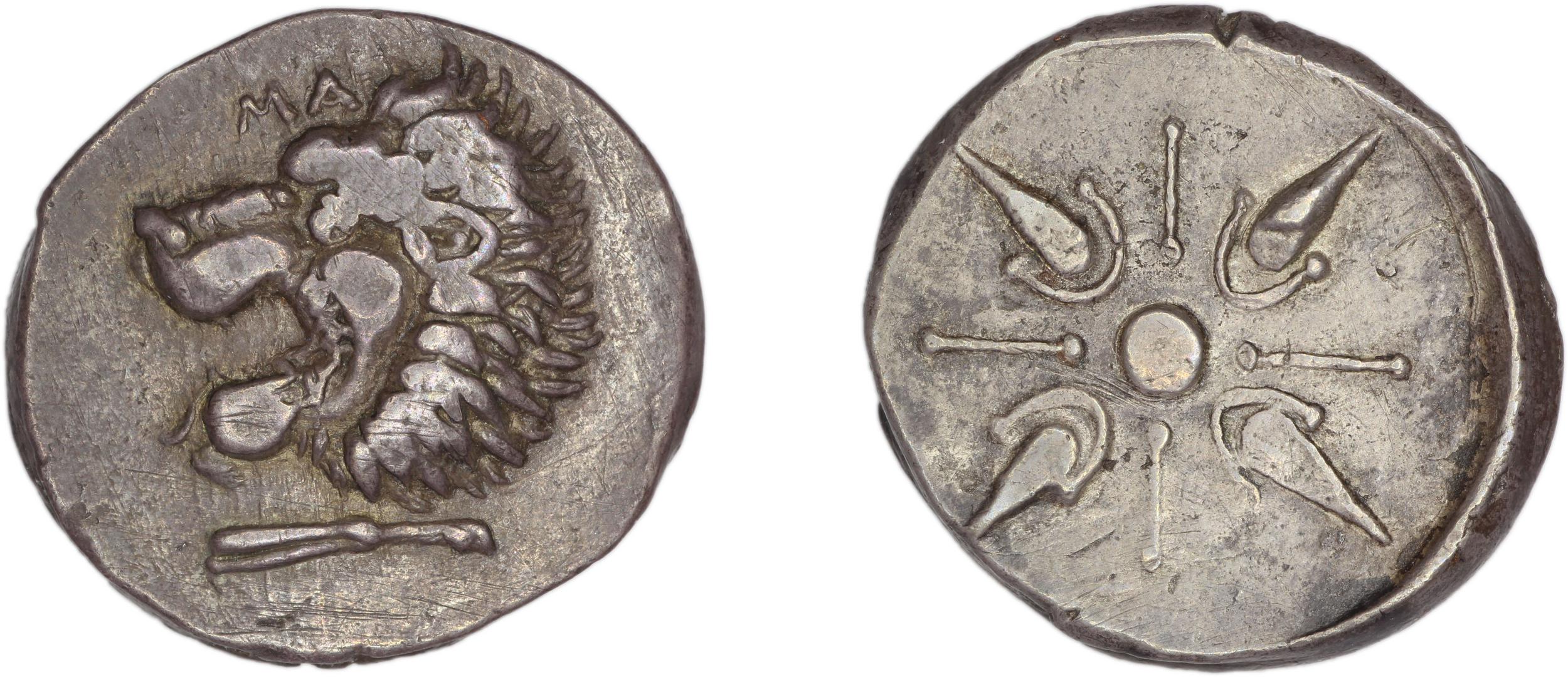 аверс Mausolus of Caria Mylasa Konuk 1998 A1