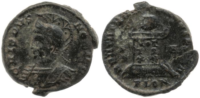 RIC VII Londinium 211, реверс, Британский музей