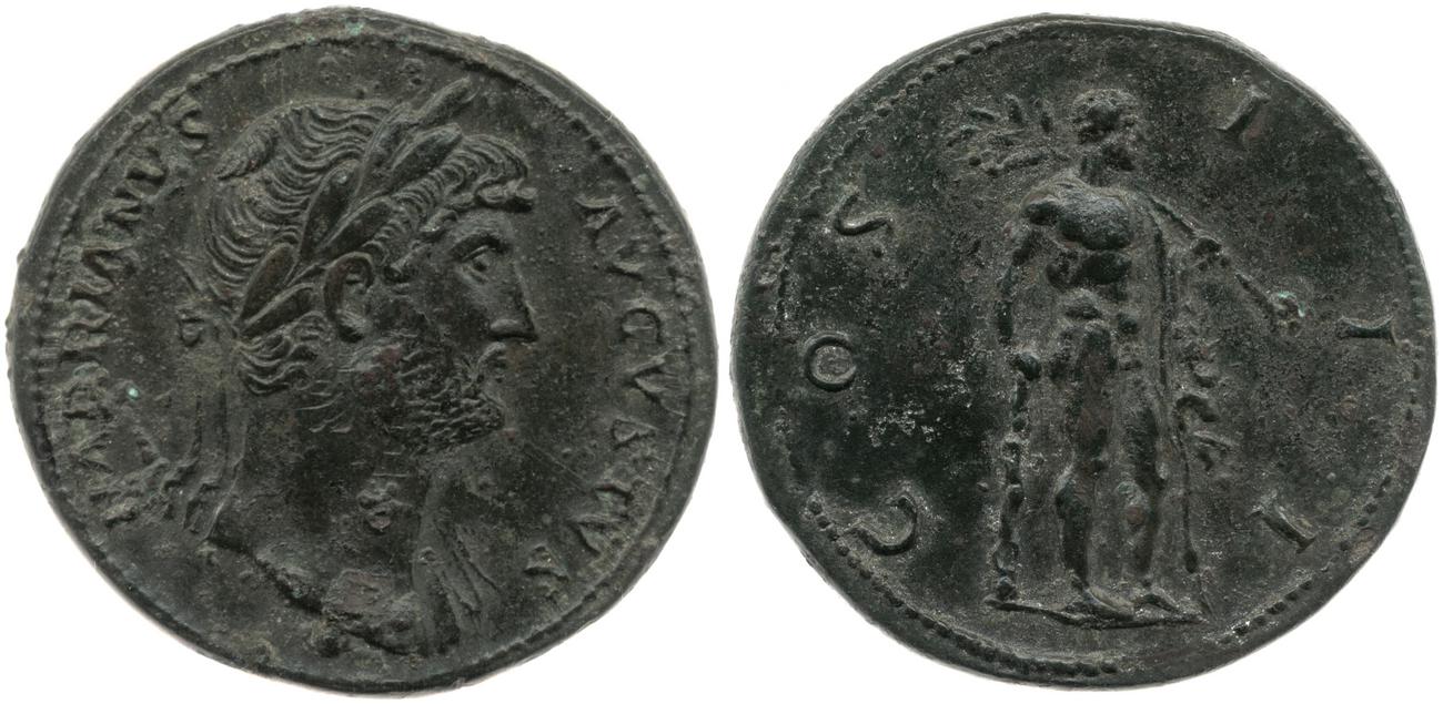obverse RIC II, Part 3 (second edition) Hadrian 2830