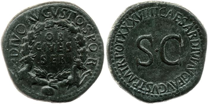 реверс RIC I (second edition) Tiberius 63