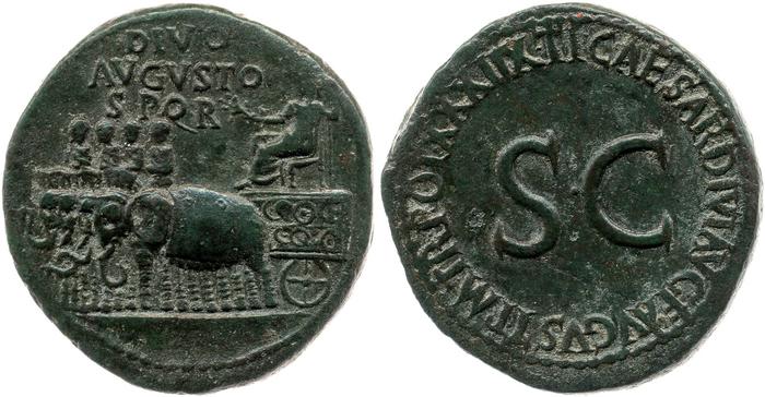 реверс RIC I (second edition) Tiberius 68