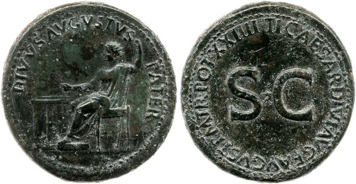 реверс RIC I (second edition) Tiberius 49