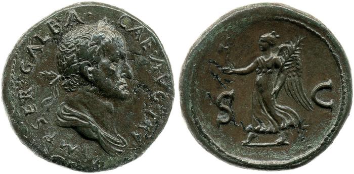 реверс RIC I (second edition) Galba 350