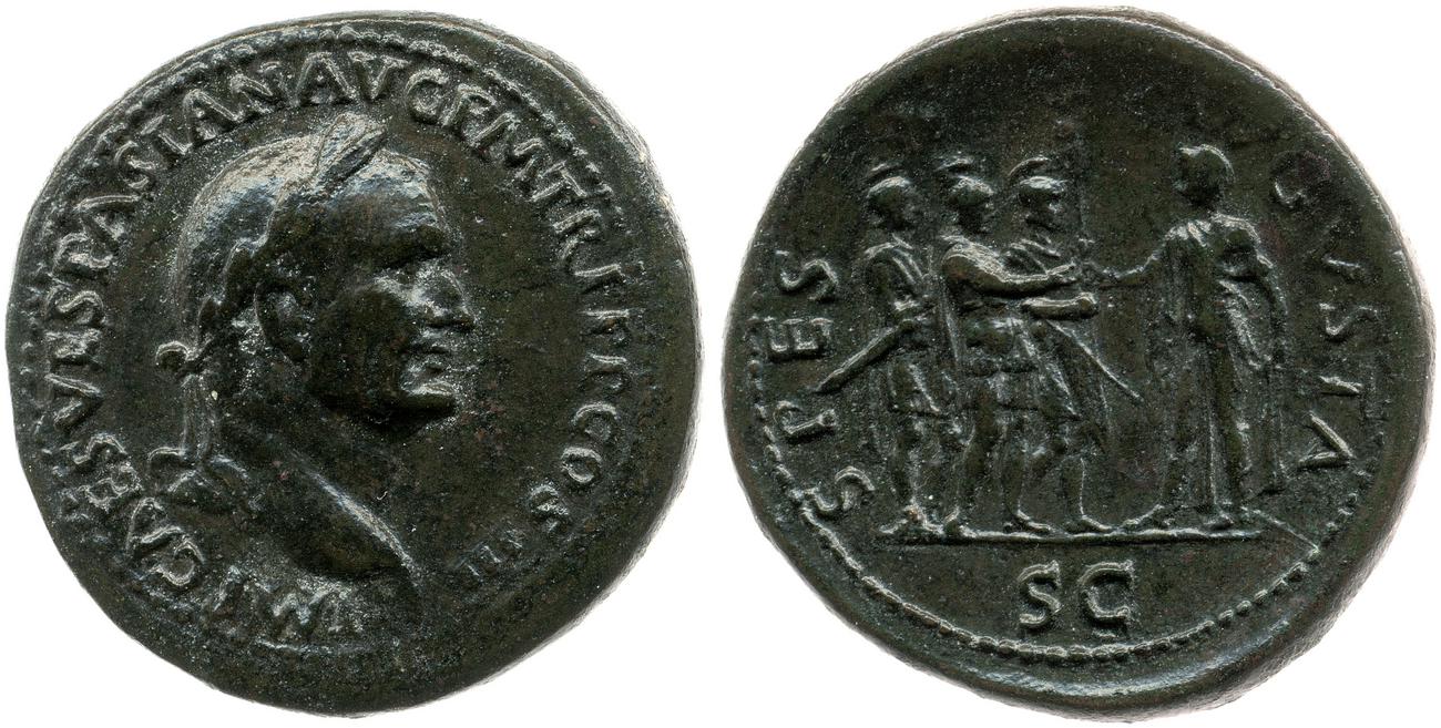 аверс RIC II, Part 1 (second edition) Vespasian 206