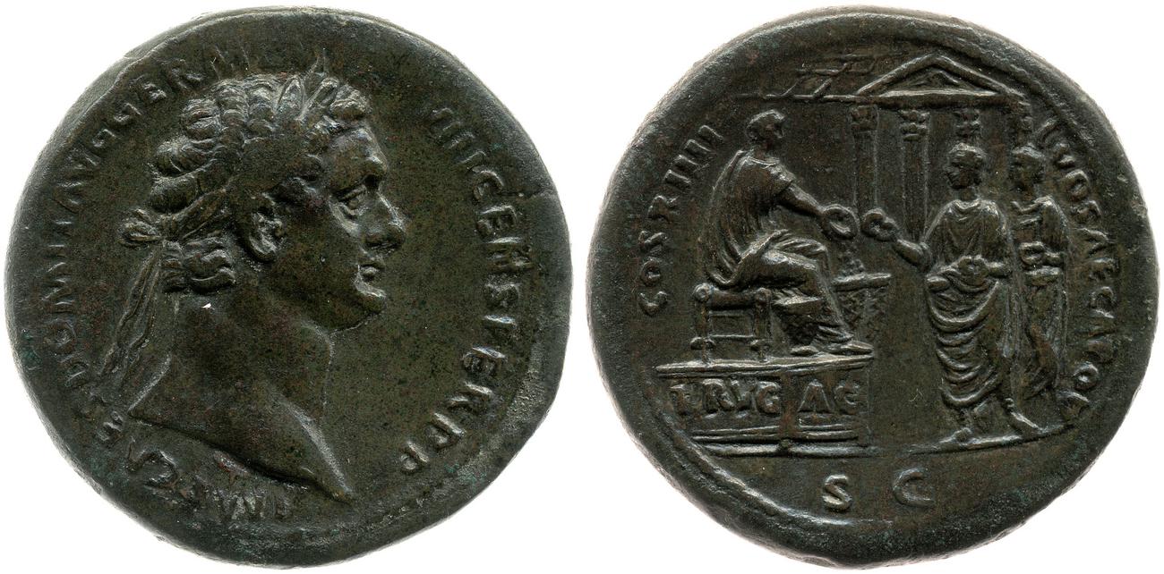 RIC II, Part 1 (second edition) Domitian 608, аверс, Британский музей