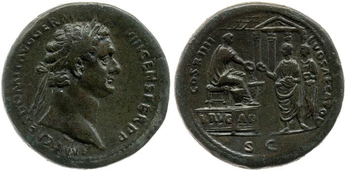 RIC II, Part 1 (second edition) Domitian 608, реверс, Британский музей