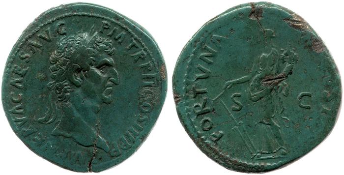 RIC II Nerva 98, реверс, bm