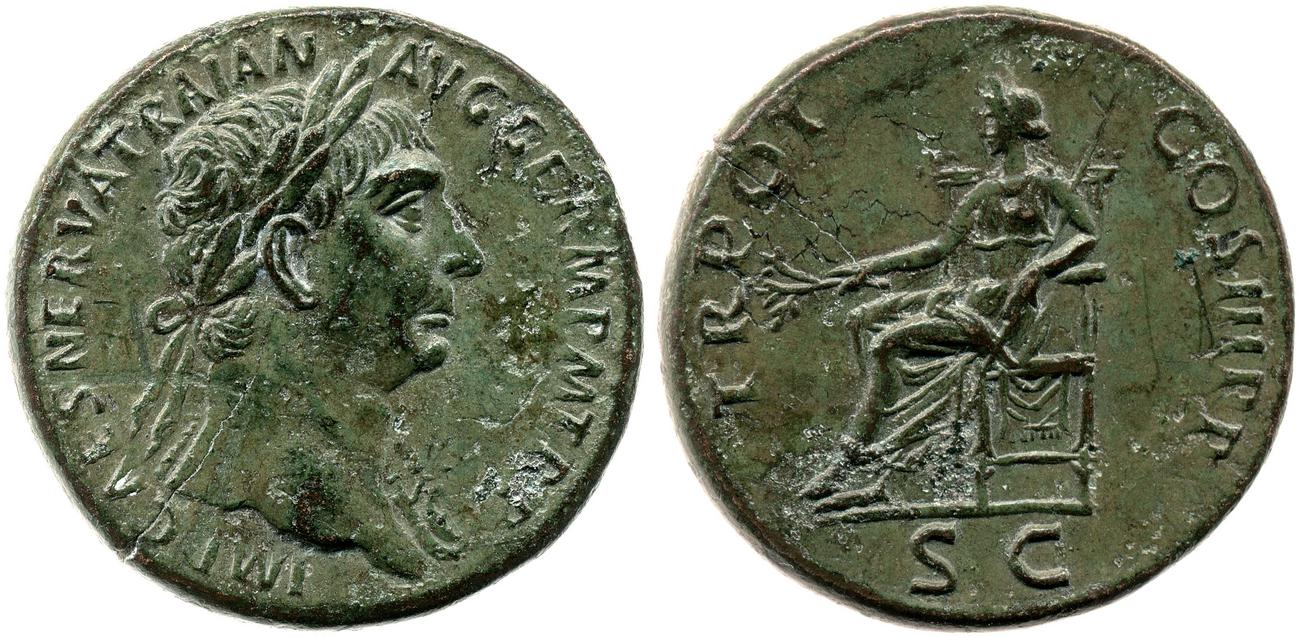 аверс RIC II Trajan 413