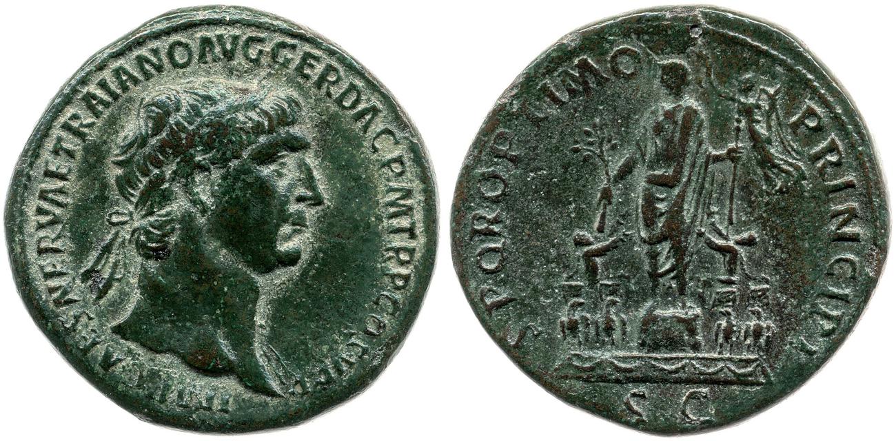 аверс RIC II Trajan 551