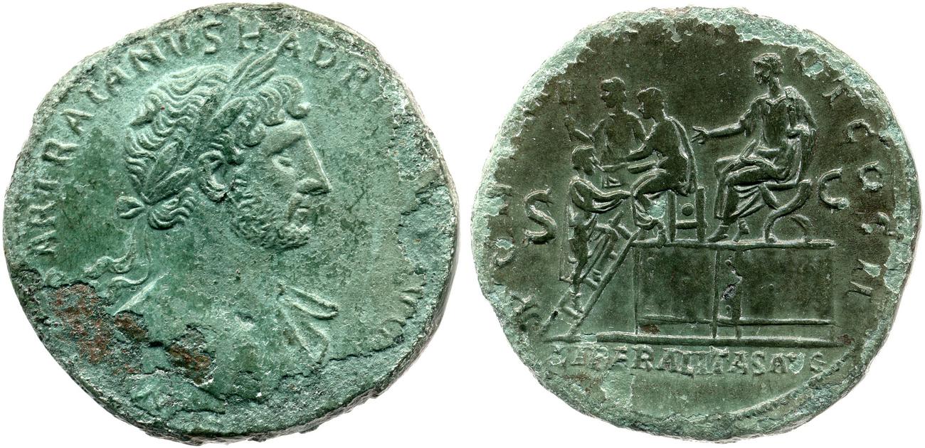 obverse RIC II, Part 3 (second edition) Hadrian 163