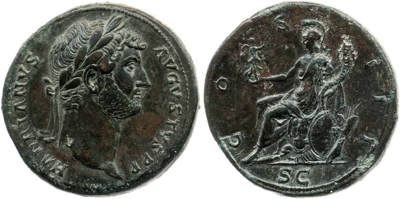 obverse RIC II, Part 3 (second edition) Hadrian 971