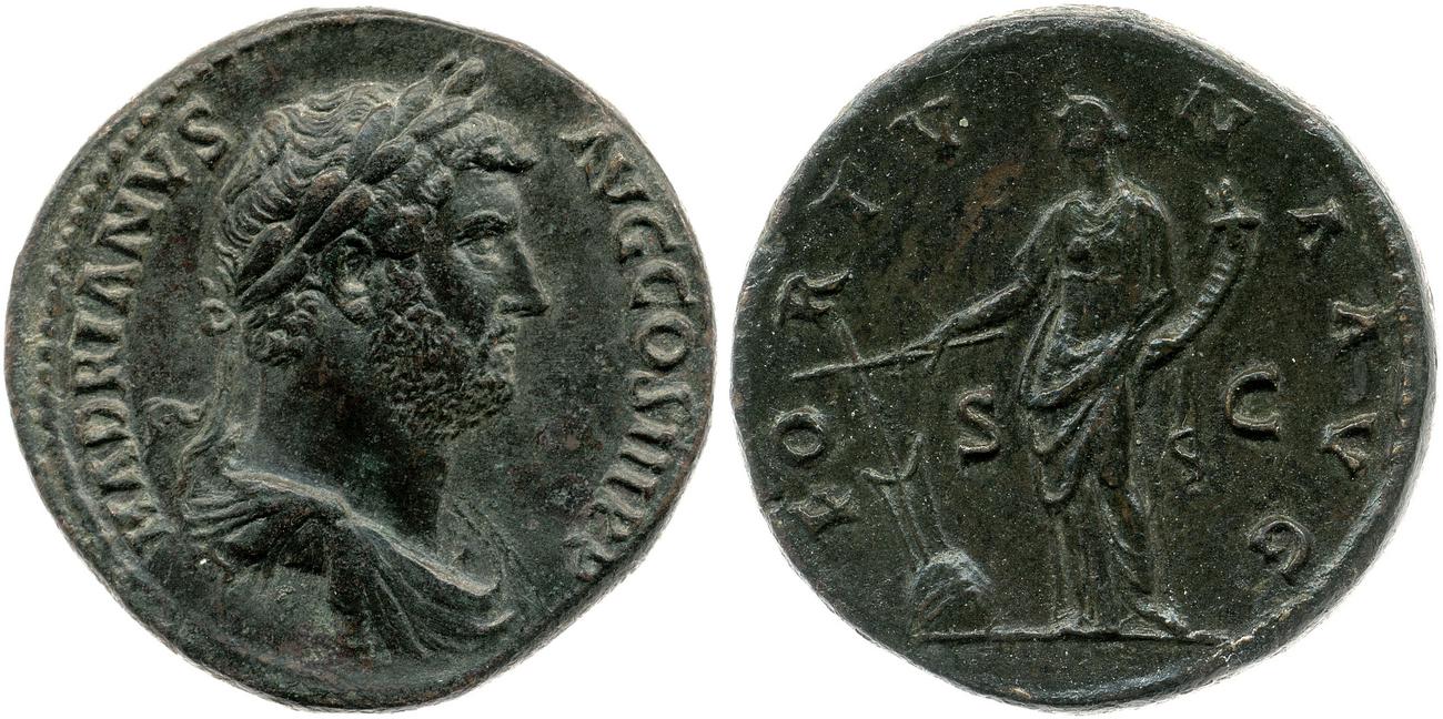 аверс RIC II, Part 3 (second edition) Hadrian 2412