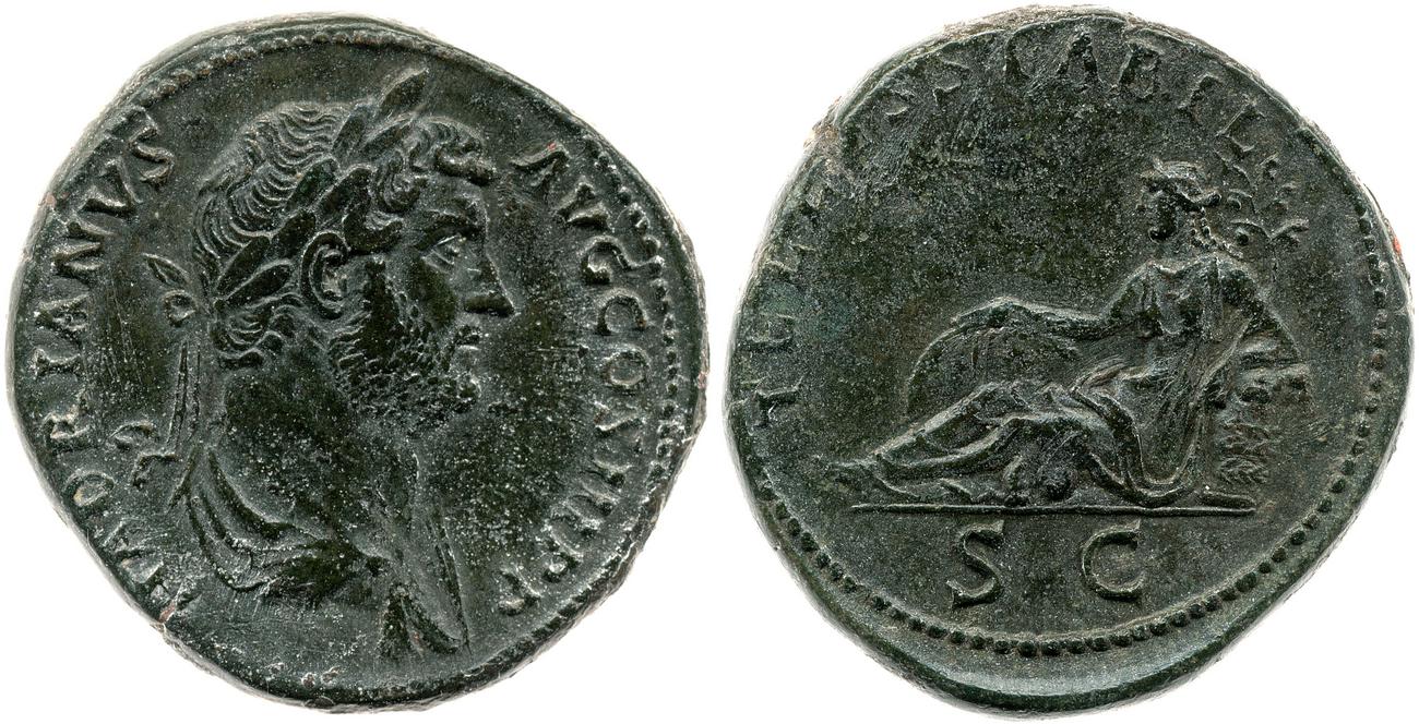 аверс RIC II, Part 3 (second edition) Hadrian 2176