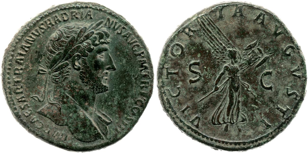 obverse RIC II, Part 3 (second edition) Hadrian 454