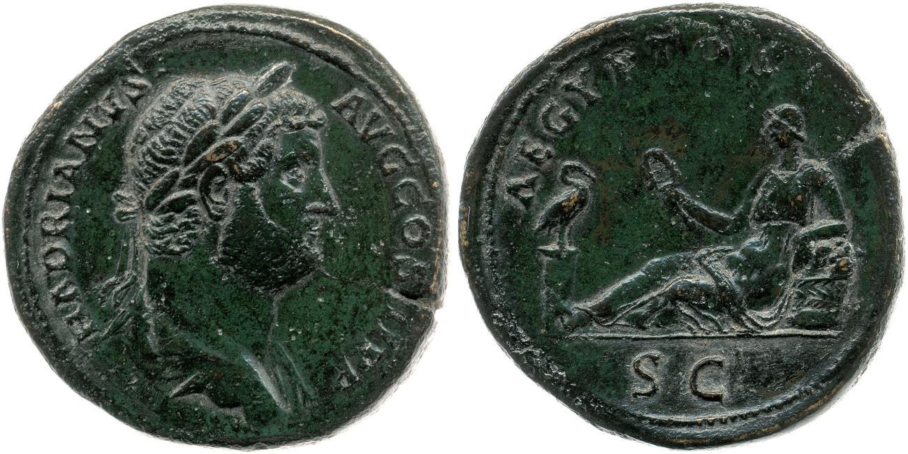 obverse RIC II, Part 3 (second edition) Hadrian 1594