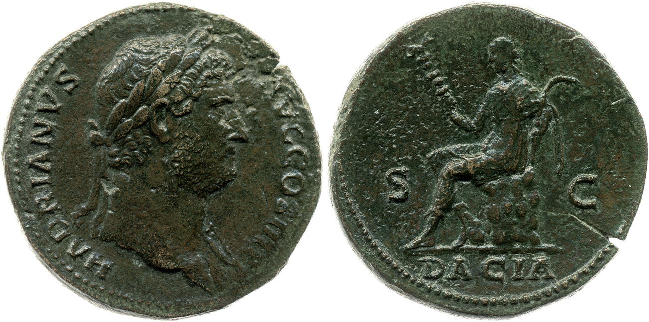 obverse RIC II, Part 3 (second edition) Hadrian 1648