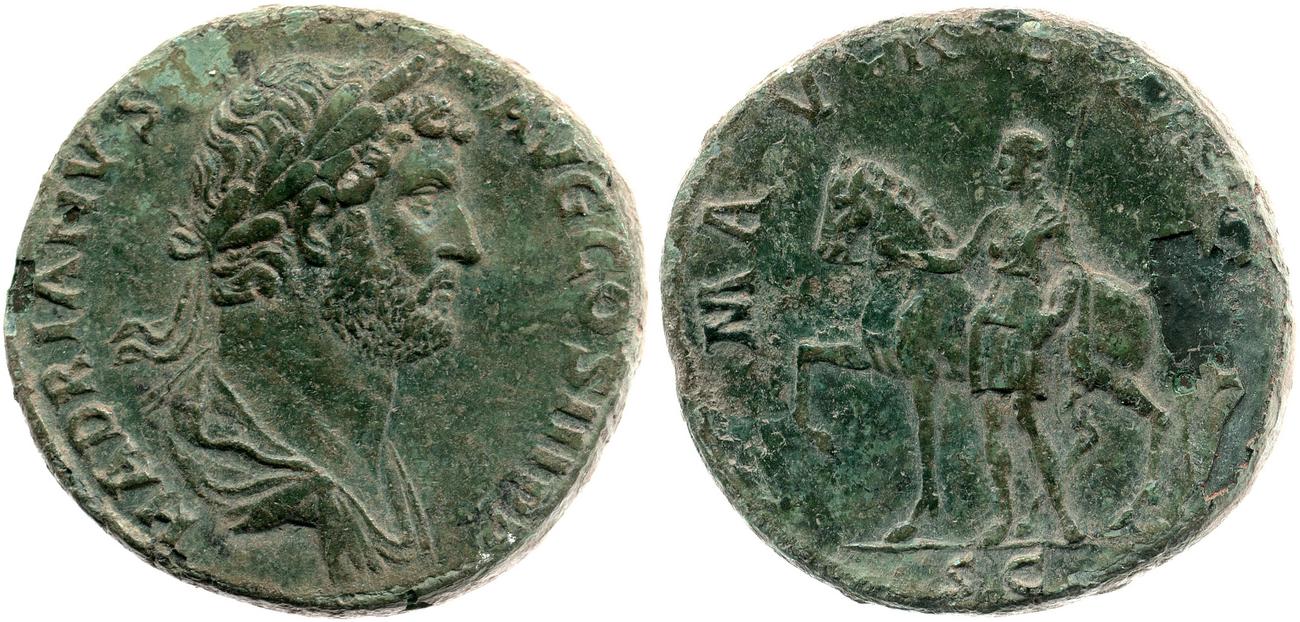 аверс RIC II, Part 3 (second edition) Hadrian 1676